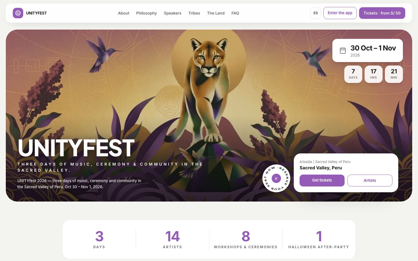 UnityFest 2026 website